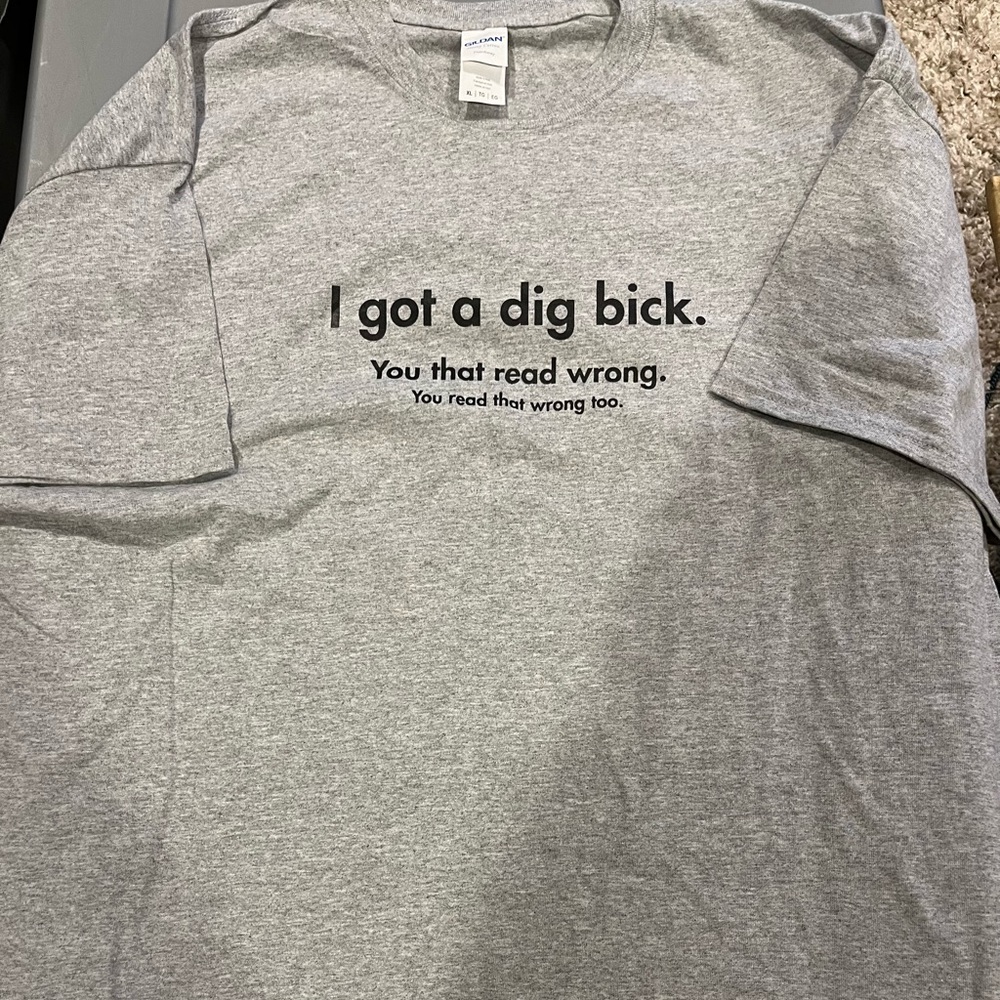 Funny Graphic Shirt Size XL